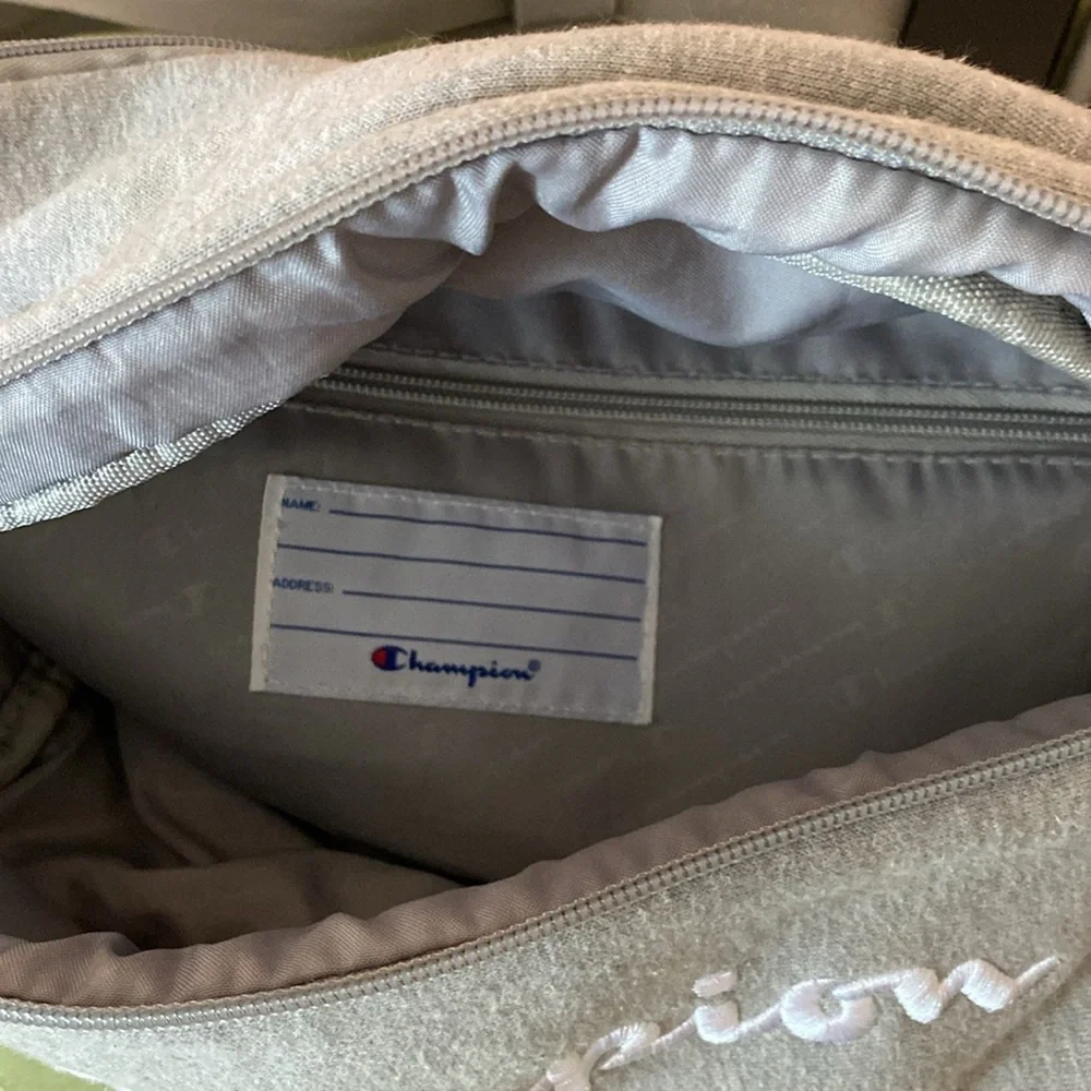 Champion Gray Fannie Pack Belt Bag with Adjustable Strap and Compact Design